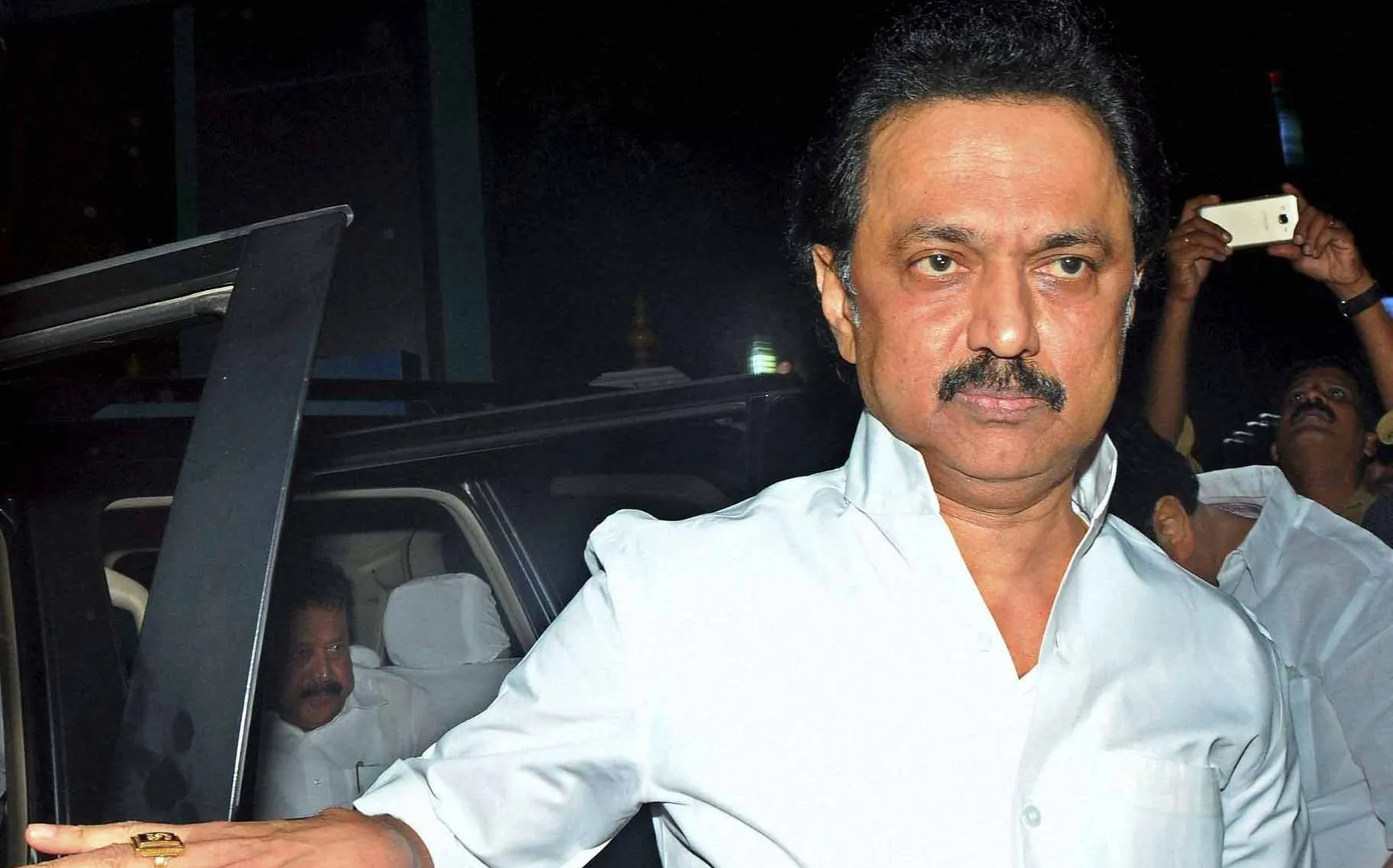 Tamilnadu showing black flag mk stalin Speech